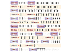 TSSU-8IGHT-XE	   64 Titanium Screw set ( UFO Head ) 183pcs.( For TLR 8IGHT XE ELITE )