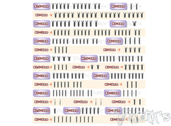 TSSU-8IGHT-X   64 Titanium Screw set ( UFO Head ) 195pcs.( For TLR 8IGHT-X-elite )