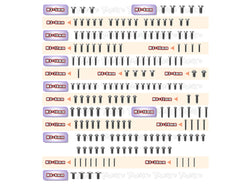 TSSU-RAPTOR	  64 Titanium Screw set ( UFO Head ) 190pcs.( For RAPTOR )
