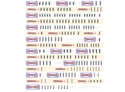 TSSU-S35-T2      64 Titanium Screw set ( UFO Head ) 191pcs.( For Sworkz S35-T2 )