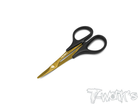 TT-021   T-Work's Titanium Nitride Lexan Curved Scissor